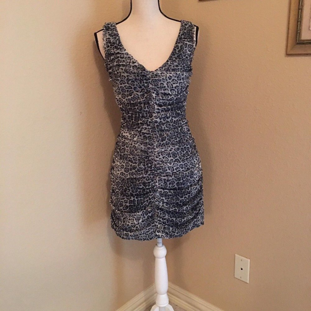 Designer Cache Size M Medium Cocktail Dress Animal Print Patterned